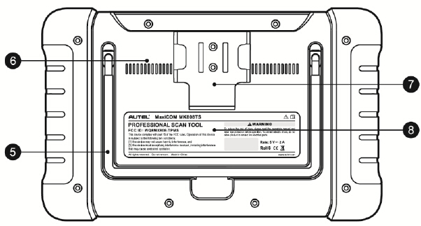 Autel MK808TS Funkcjonalny opis-2