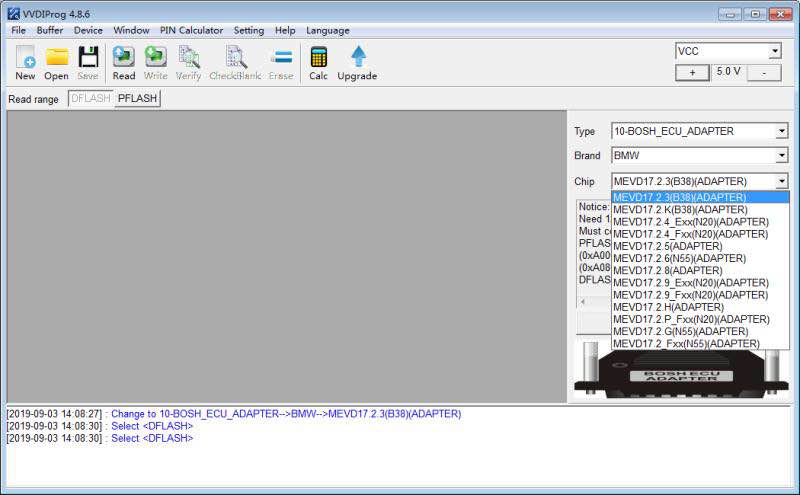 Xhorse VVDI Prog BoschアダプタはBMW ECU N 20 N 55 B 38 ISNを読み取り、開かない