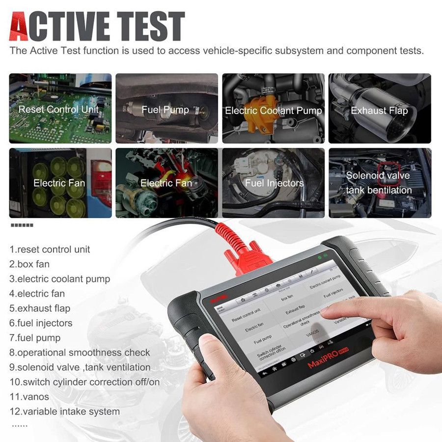 Autel MP808K 사전 예방 테스트