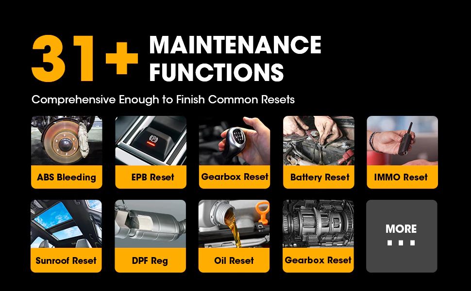 Autel ms906 pro Special Service Reset Funkcja
