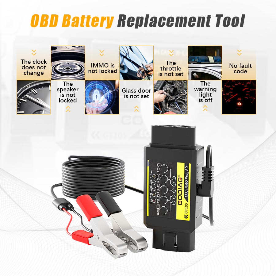 GODIAG ECU IMMO 프로그램 AD GT105