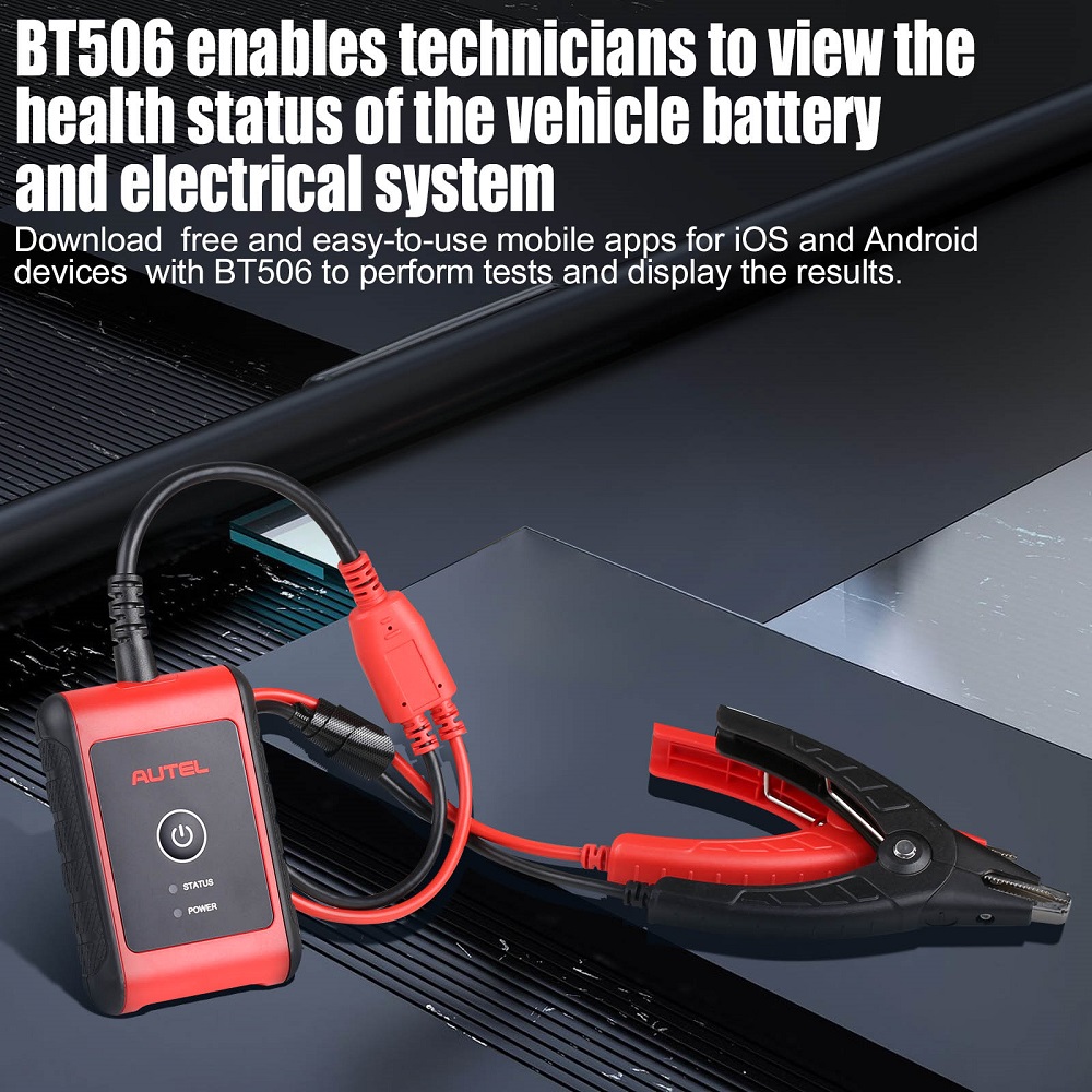 Autel MaxiBAS BT506 자동차 배터리 및 전기 시스템 분석 도구