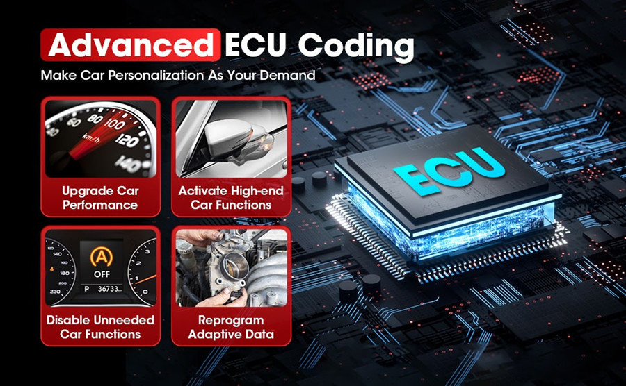 Autel MaxiCOM MK906 PRO ECU การเข้ารหัส