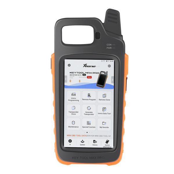 2025 Xhorse VVDI Key Tool Max Pro Mit MINI OBD Tool Function Support CAN FD/Spannung und Leckstrom