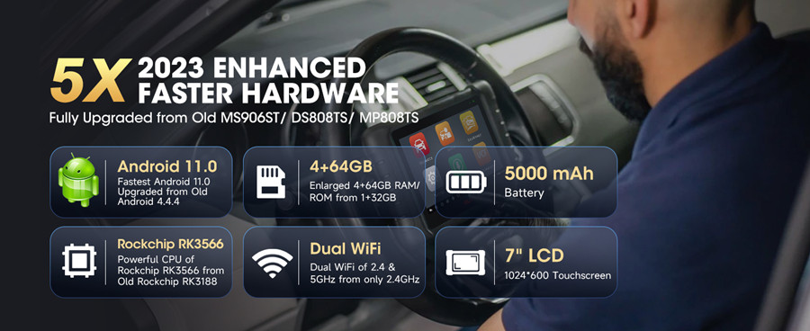 AUTEL MaxiDAS DS808S-BT 자동 진단 도구 