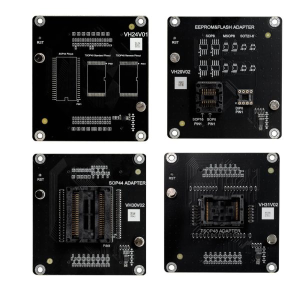 2025 Xhorse Multi Prog Programmer Adapters XDMP04GL VH24 SOP44 TSOP48 + XDMP05GL VH29 EEPROM FLASH + XDMP06GL VH30 SOP44 + XDMP07GL VH31 TSOP48
