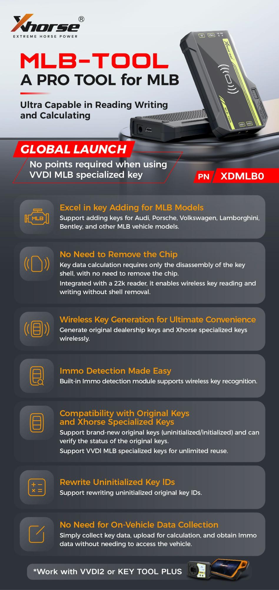 Xhorse VVDI MLB TOOL XDMLB0 Programmatore chiave