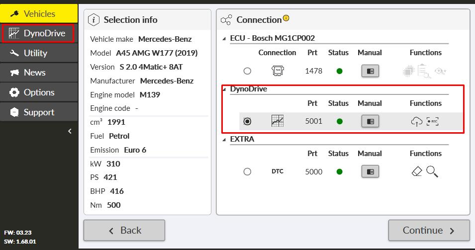 Kess3 dynadrive activado