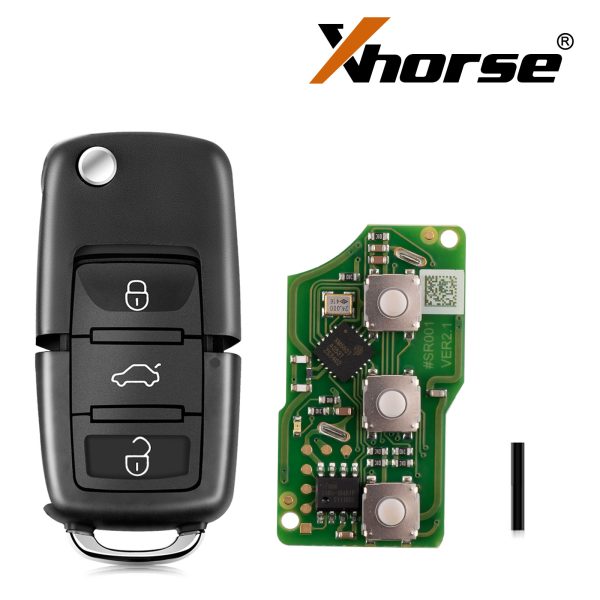 Xhorse XKB501EN Drut pilotowy klucz VW B5 Flip 3 Przyciski Wersja angielska 5szt/lot