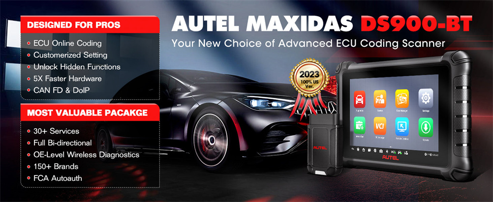 Autel MaxiDAS DS900BT DS900-BT Wireless Diagnostic Scanner
