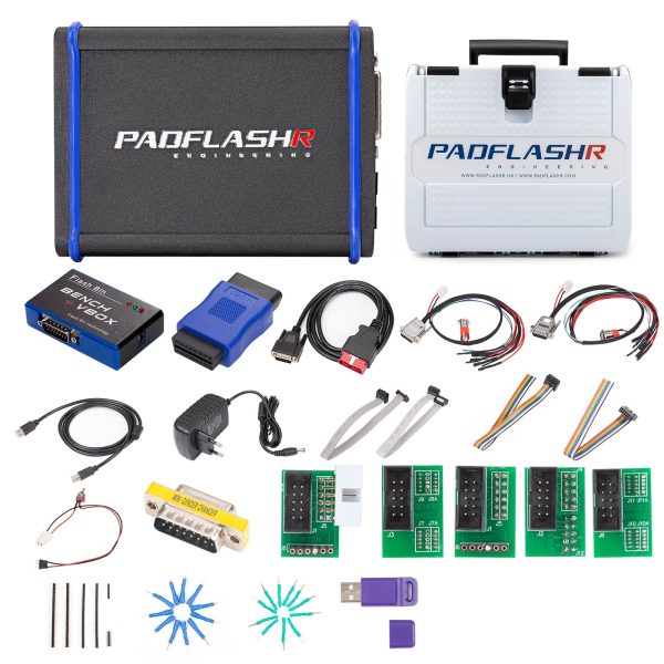 2025 padflow versión completa del programador de ecu, con perros de cifrado USB OBD Mesa de trabajo para arrancar el soporte de verificación y archivos VR