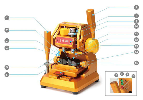 JINGJI MINI Taglierina Chiave Verticale-1