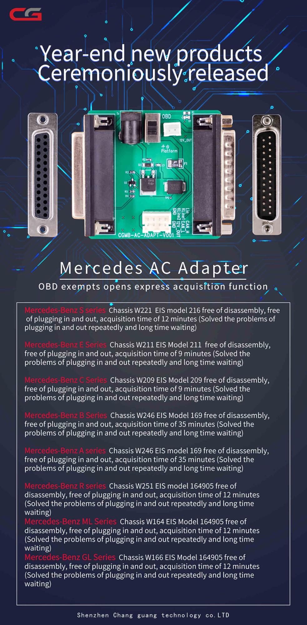 Adaptadores de CA CGDI MB