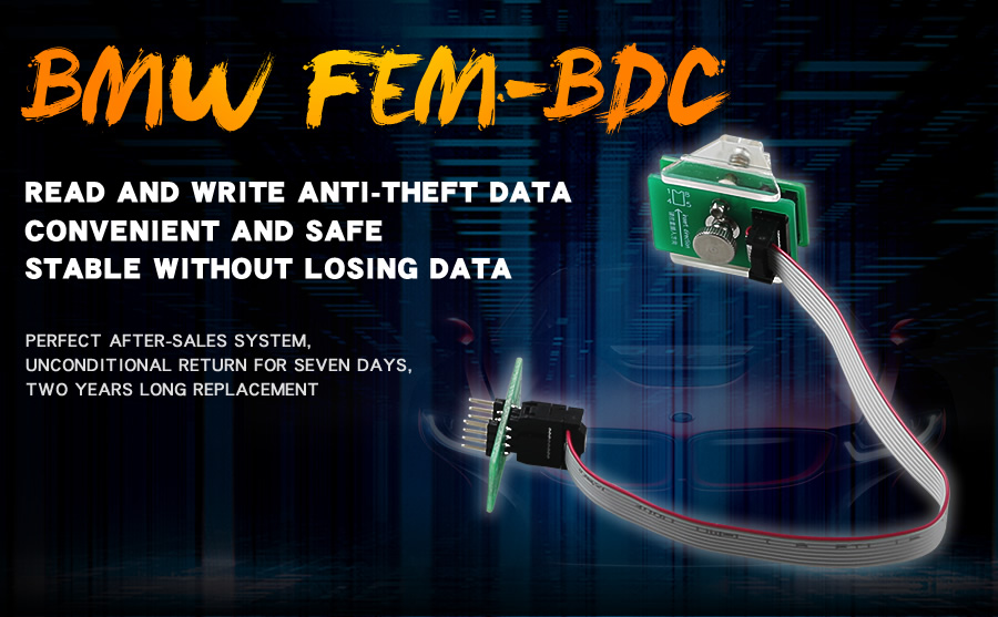 El chip OEM BMW Fem - BDC 95128 / 95256 antirrobo data Reading Adapter 8 pin Adapter se utiliza con vvdi prog / CG pro 9s12 / orange5