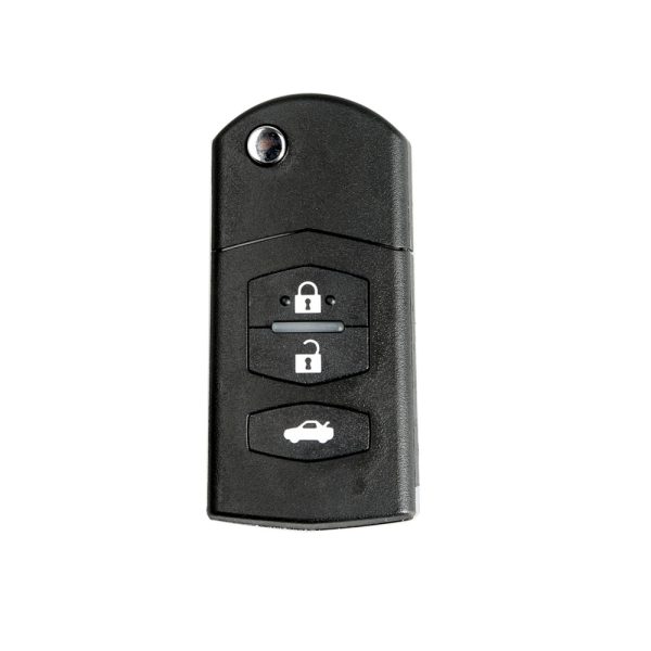Xhorse XKMA00EN Fio Remoto Chave Mazda Flip 3 Botões Inglês 5 pçs/lote