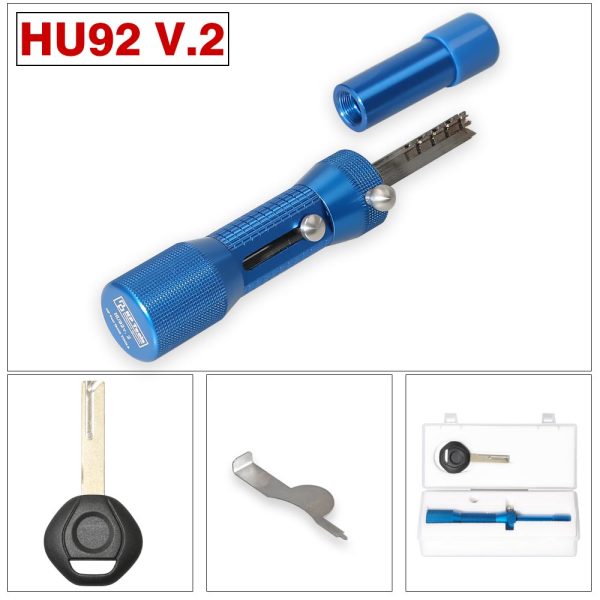 2 in 1 HU92 V.2 Professional Locksmith Tool per BMW HU92 Lock Pick e Decoder Quick Open Tool