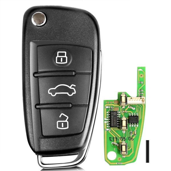 Xhorse Audi A6L Q7 Stile XKA600EN Universal Remote Key 3 Pulsanti X003 per VVDI Key Tool 5pcs/lot