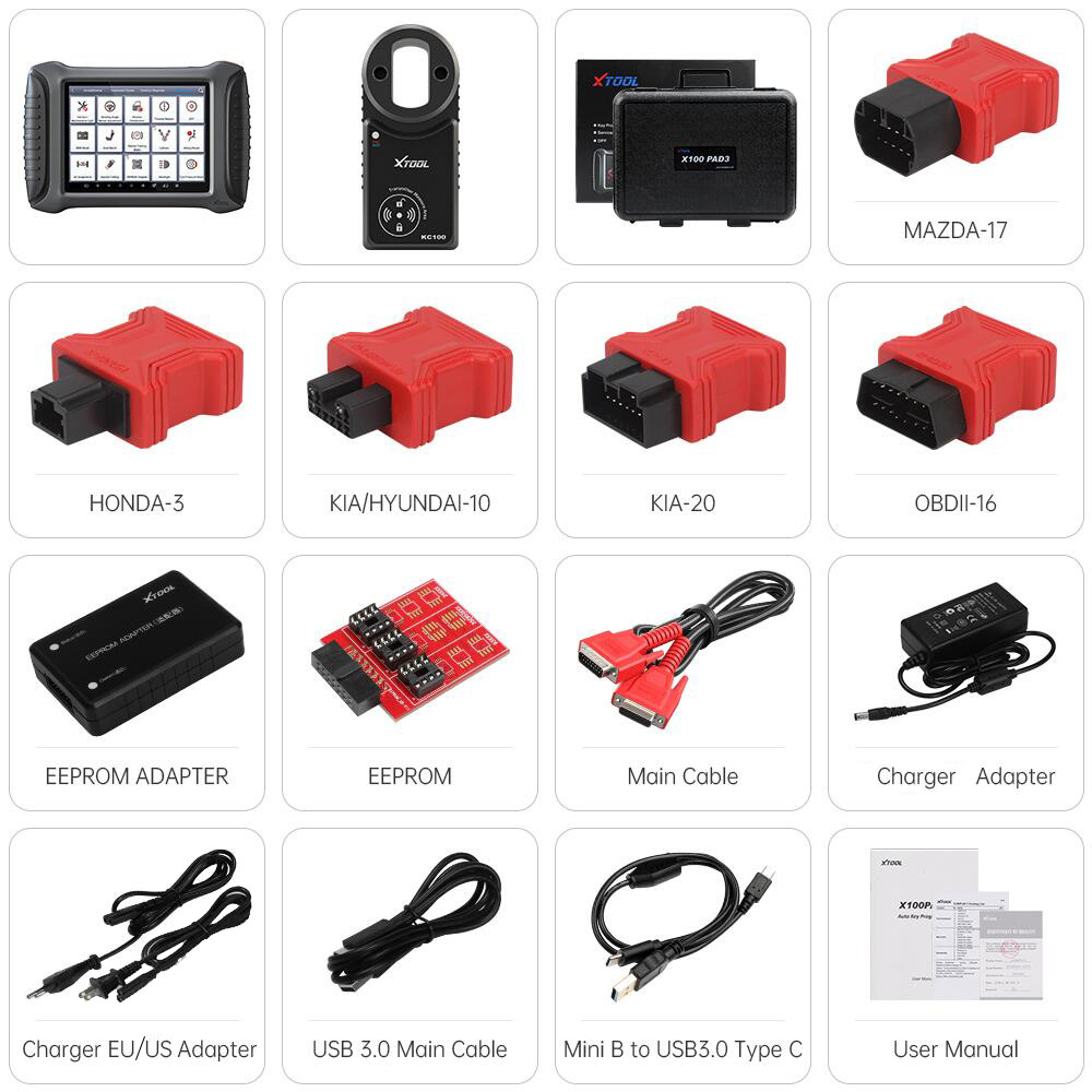 Xtool x100 PAD 3 paquetes