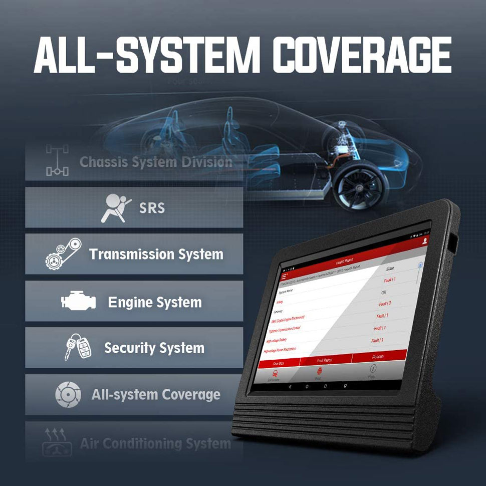 Lançamento x431 V+ Todos os diagnósticos do sistema