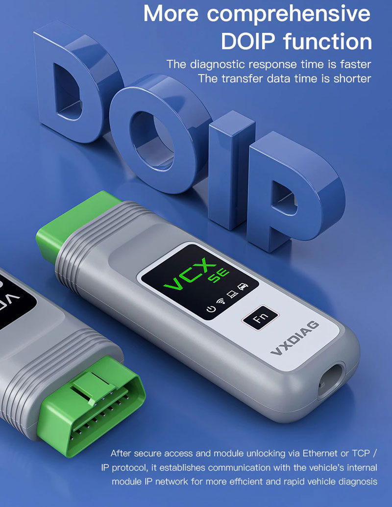 VXDIAG VCX SE DOIP Hardware Volle Marken 11 In 1 Diagnose JLR HONDA GM VW FORD MAZDA TOYOTA Subaru VOLVO BMW BENZ PW2