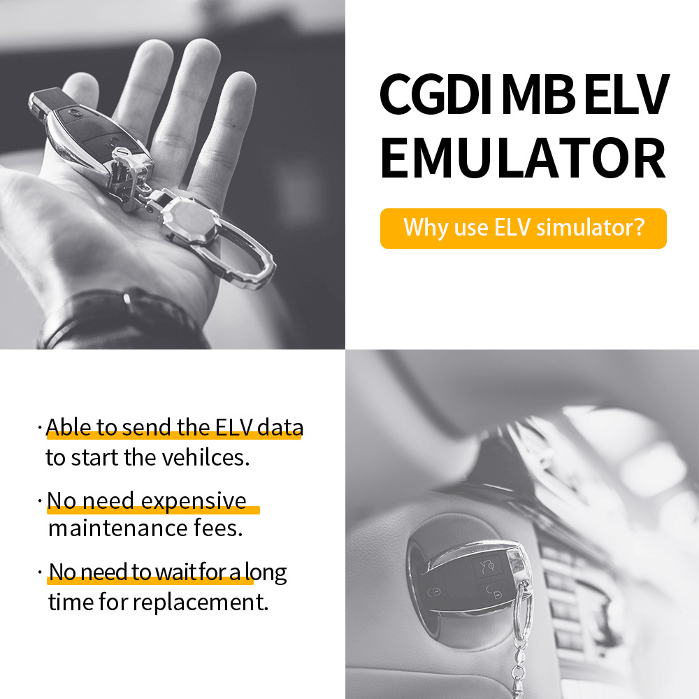 CGDI ELV Simulator Erneuern ESL für Benz 204 207 212,