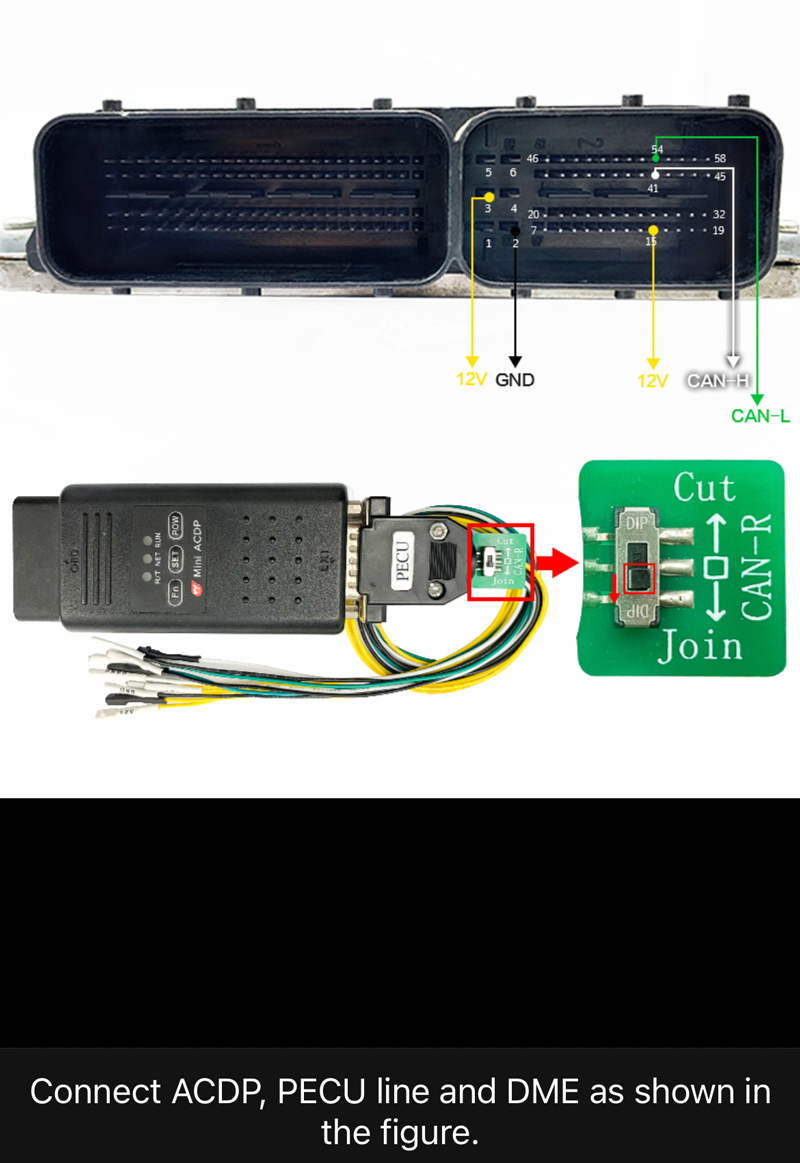 Yanhua Mini ACDP Modul18 Mercedes Benz DME Software