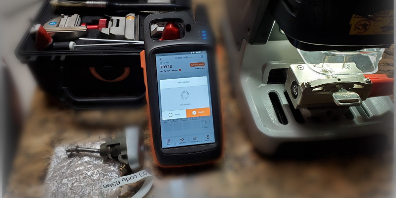Xhorse Dolphin xp005 coupe - clés automatique + vvdi Key Tool Max comme écran