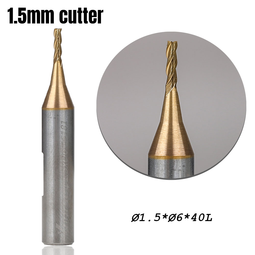 Cortador de fresagem de 1,5 mm para XC-007 XC-002 e Condor XC-MINI Dolphin Key Cutting Machine
