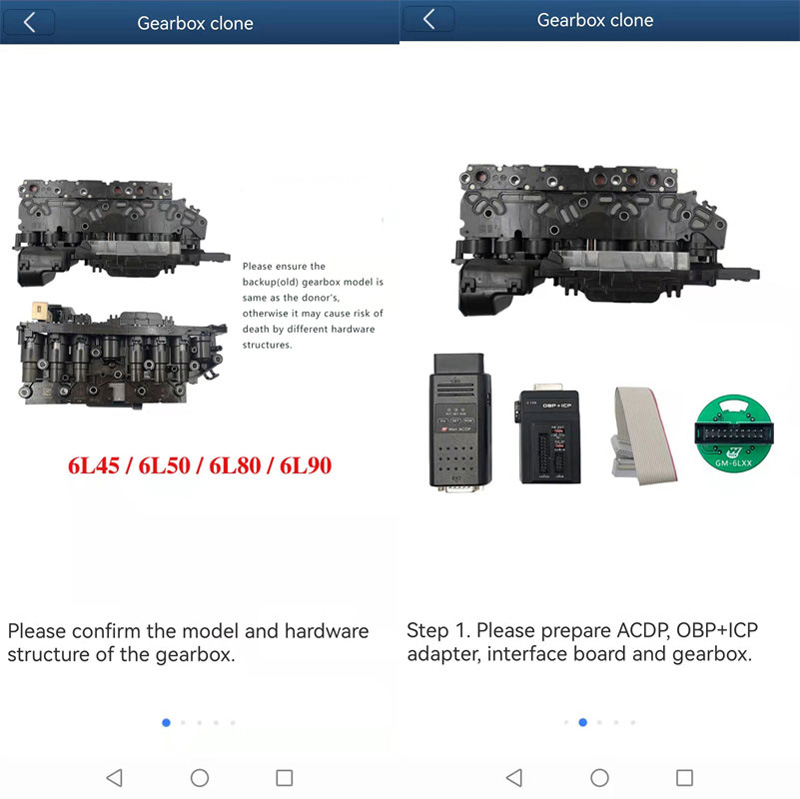  Clone de transmission 6l45 / 6l50 / 6l80 / 6l90
