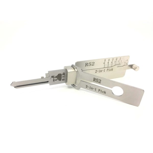 2022 nouveau Lishi r52 civil Phillips Lock AF cadenas deux en un outil