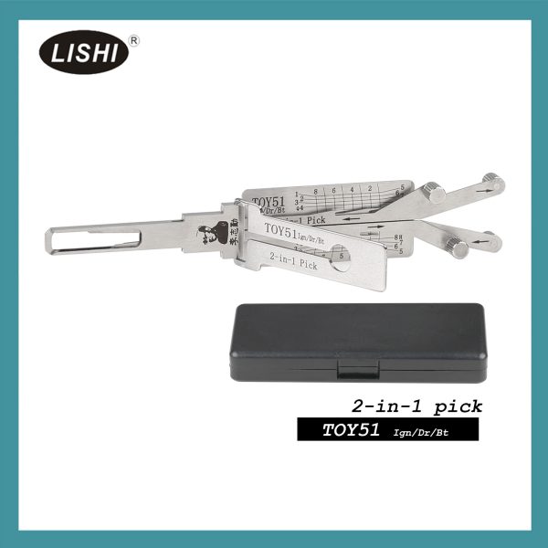 2022 Nova LISHI TOY51 Vertical Fresagem 8-bitting 4-track Renault Citroen Smart 4-bitting Deep 2-em-1 Ferramenta