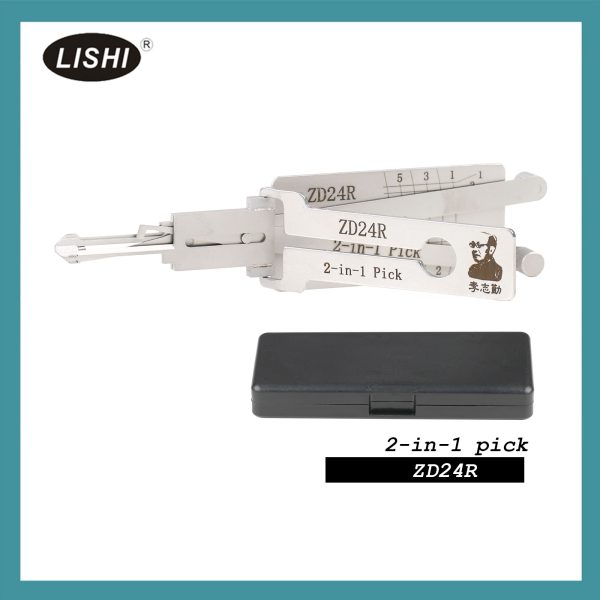 LISHI ZD24R Fresatura Piatta Puglia BMW Honda Suzuki Moto 2-in-1 Strumento