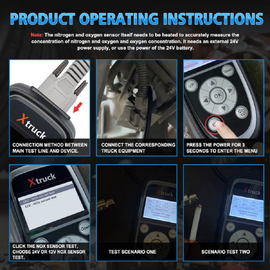 Xtruck Y005 Stickstoff und Sauerstoff Sensor Detektor