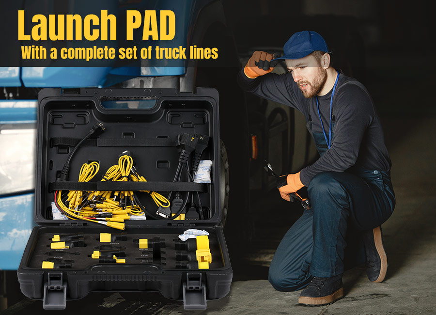 เปิดตัวใบอนุญาตซอฟต์แวร์รถบรรทุกหนักสำหรับ X431 PAD V และ PAD VII 