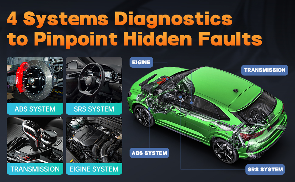 XTOOL InPlus IP508 Narzędzie diagnostyczne skanera OBD2 z 6 usługami