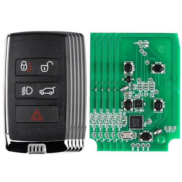 10 clés intelligentes lonsdor pour 2018 - 2021 Land Rover Jaguar 315mhz / 433MHz avec étui à clé