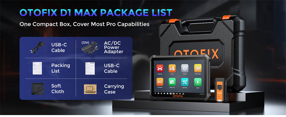 L'ensemble otofix D1 Max comprend
