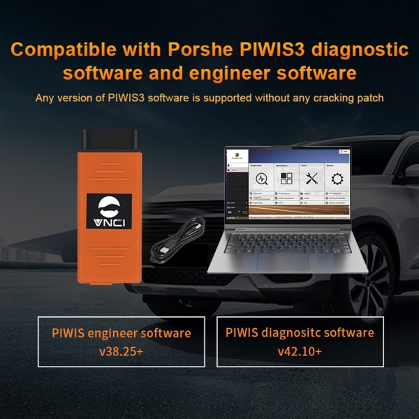 Scanner de diagnóstico VNCI PT3G com software pré-instalado no portátil Panasonic MX4 i5 512G pronto para usar