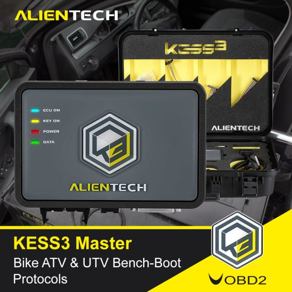 Se activa el Protocolo original alientech kess V3 sske3 Master bike ATV & UTV Bench - Boot