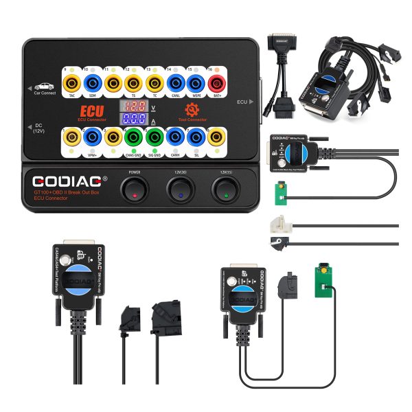 GODIAG GT100+GT100 Pro 배선함 + BMW CAS1/CAS2/CAS3/CAS4/CAS4+ 및 FEM/BDC CAS 데이터 리더기 테스트 플랫폼 모든 키 손실
