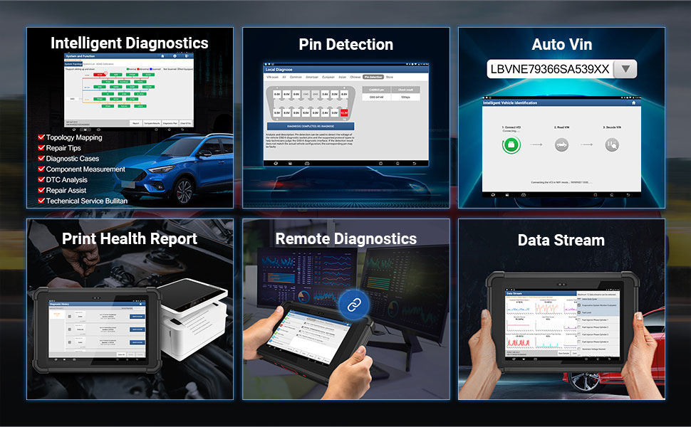 Lançamento X431 PAD V Elite ALL-IN-ONE Ferramenta de Diagnóstico Profissional Abrangente