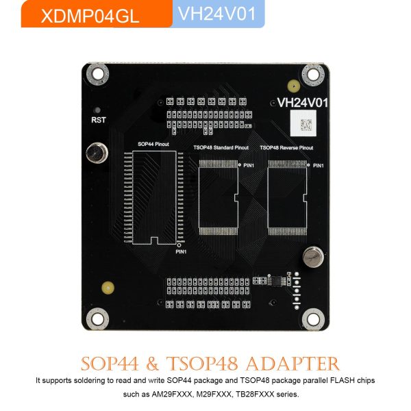 2025 Xhorse XDMP 04 GL VH 24 SOP 44&TSOP 48マルチプログラムプログラミングボックスアダプタ
