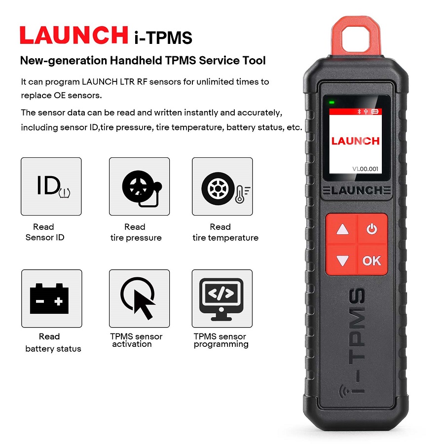 Uruchom i-TPMS Handheld TPMS Service Tool 