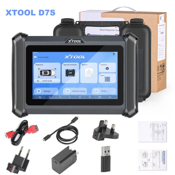 XTOOL D7S Wsparcie narzędzia diagnostycznego DoIP i CAN FD, kodowanie ECU Dwukierunkowe programowanie kluczy skanera, pełna diagnostyka OE