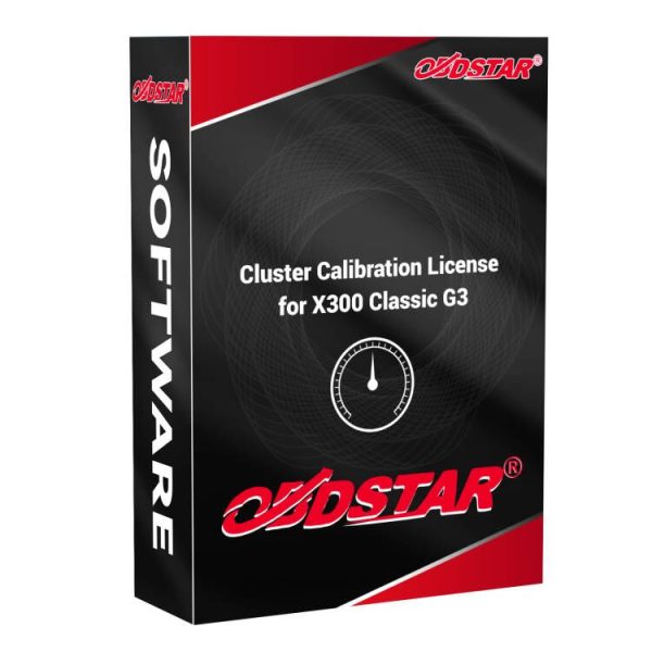 Cluster Kalibrierung und Meilenkorrektur Funktion Autorisierung für OBDSTAR X300 Classic G3
