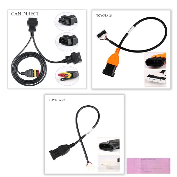 OBDSTAR PODE DIRECTO KIT para leitura de dados ECU de veículos Gateway