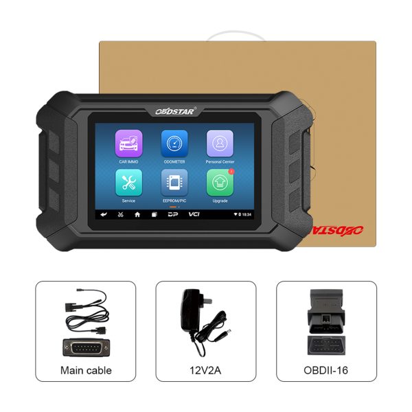 OBDSTAR X300 MINIFIAT LANCIA IVECO용 IMMO+ 이정표 재조정 + 오일/서비스 재설정 + OBD 진단 지원