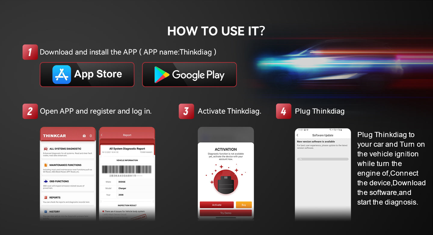 Como utilizar ThinkDiag 2?