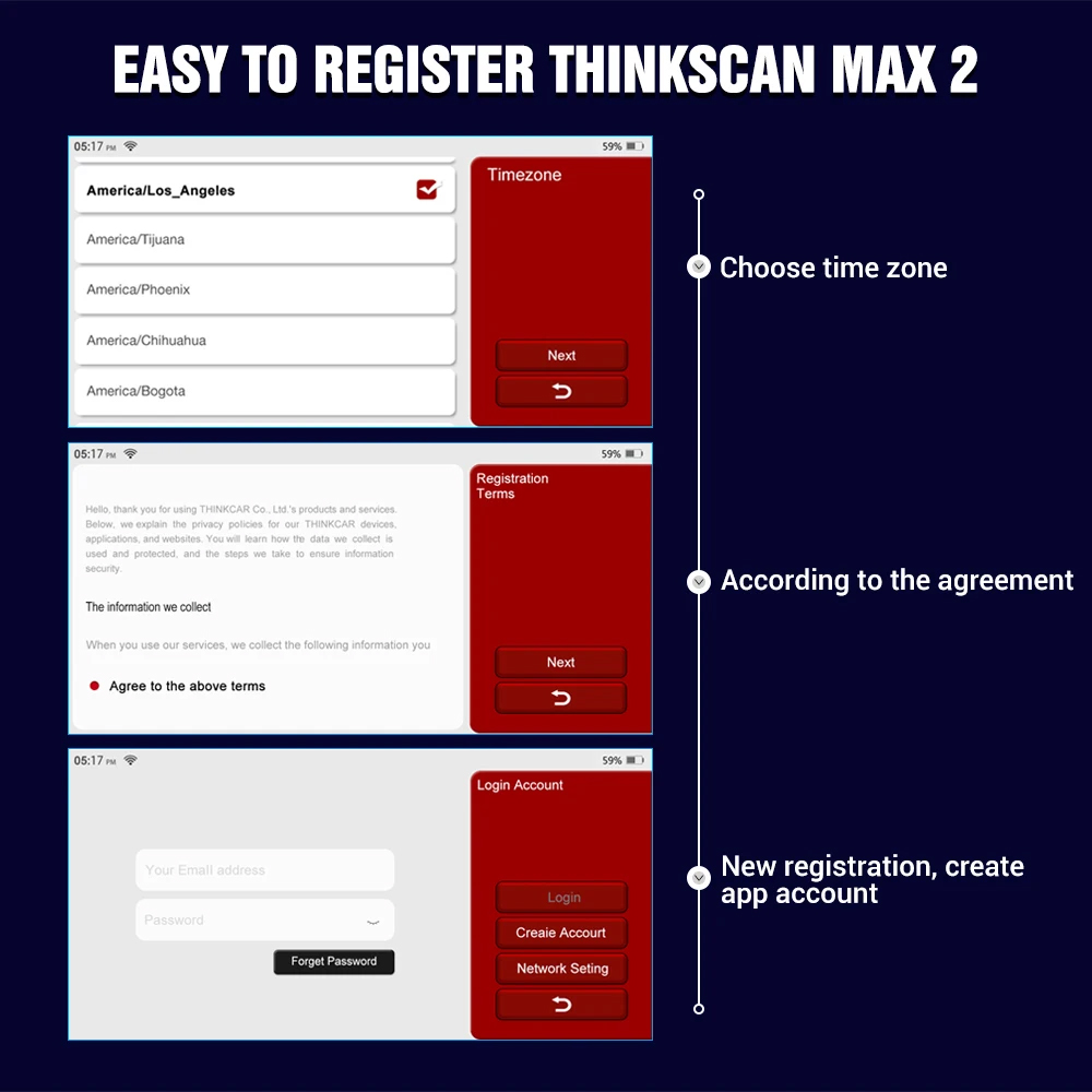 Como Registrar Rápido ThinkCAR ThinkScan Max 2