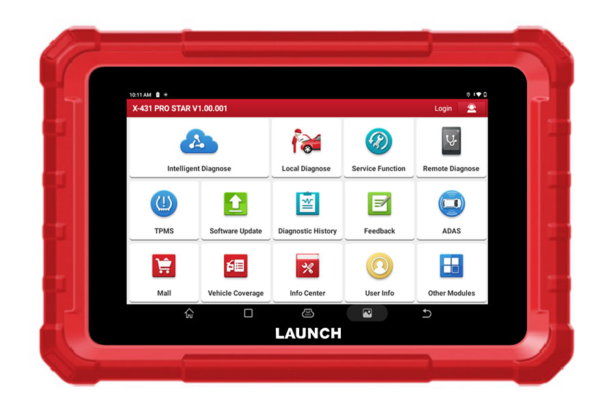 Lançamento X431 PRO STAR Scanner de diagnóstico de sistema completo